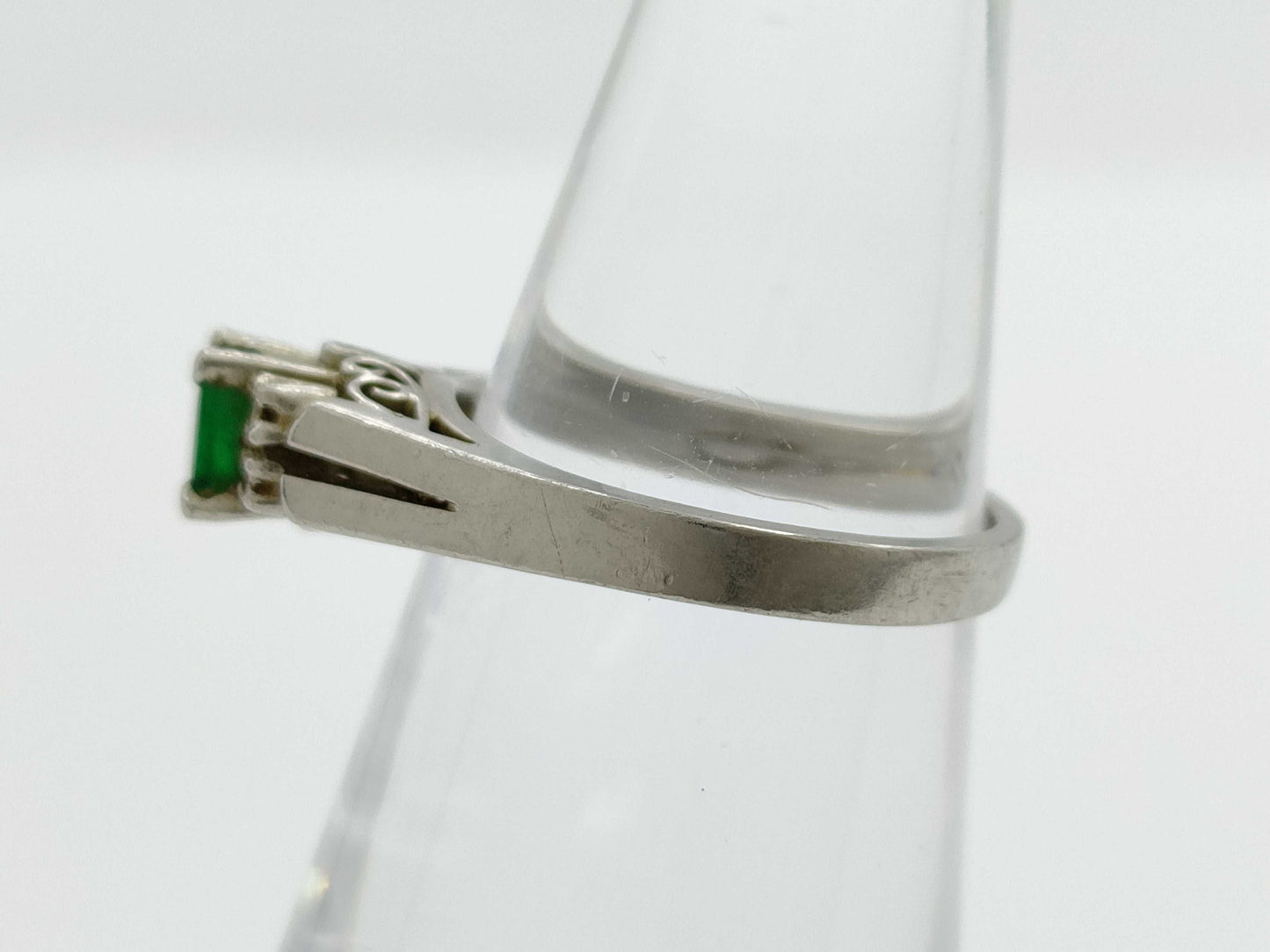 E0.36ct Diamond PT950 5.1g Ring 