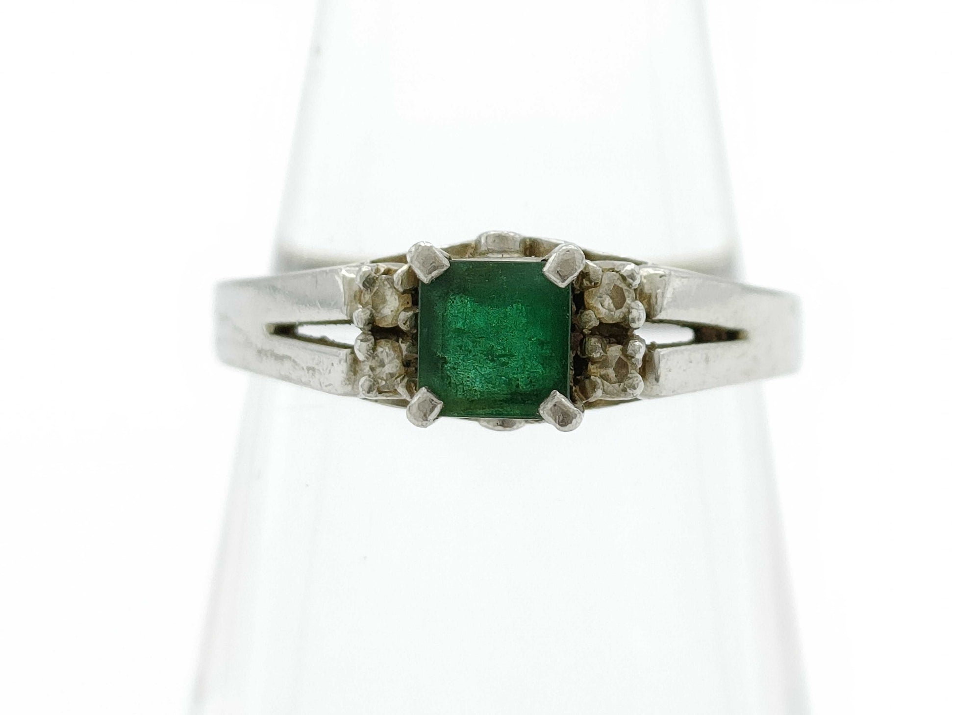 E0.36ct Diamond PT950 5.1g Ring 