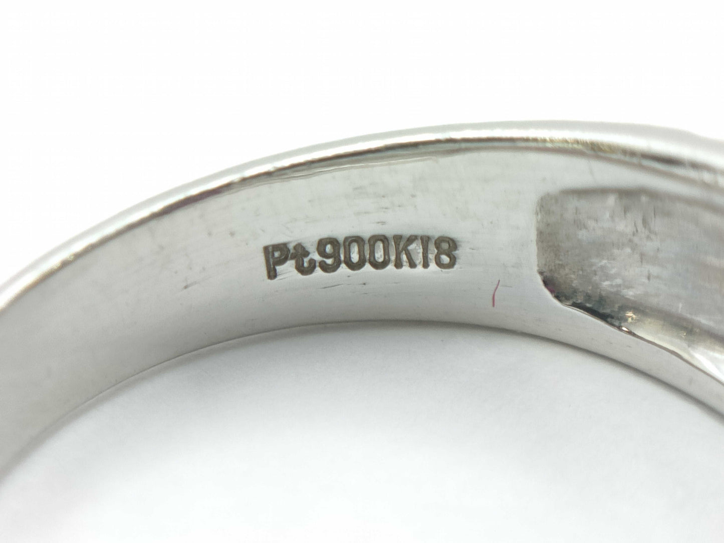 G3.16ct PT900/K18 8.4g Ring 