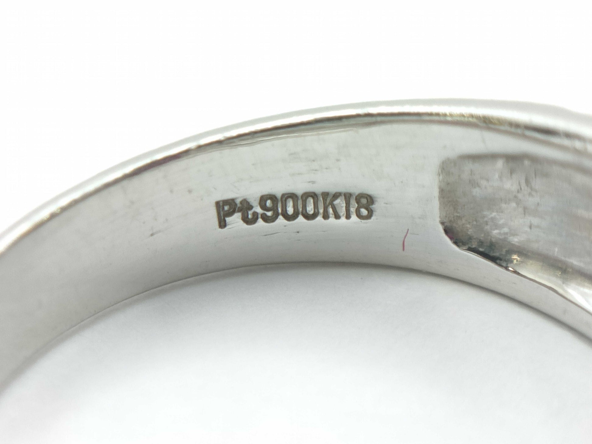 G3.16ct PT900/K18 8.4g Ring 