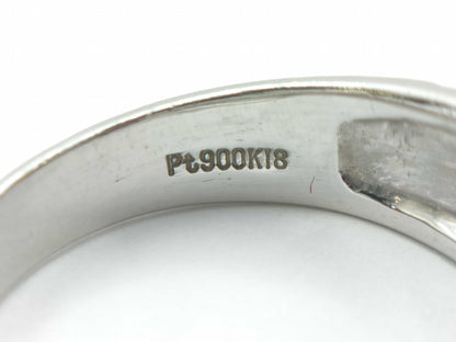 G3.16ct PT900/K18 8.4g Ring 