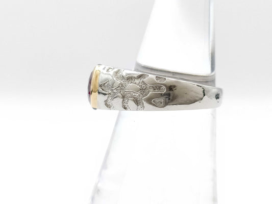 G3.16ct PT900/K18 8.4g Ring 