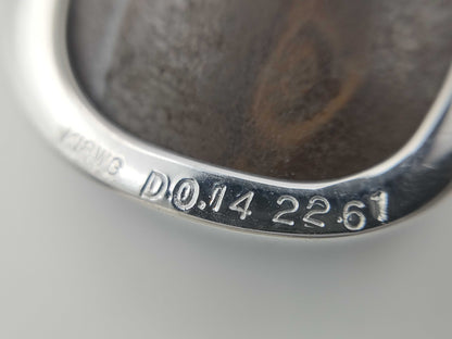 OP22.61ct D0.14ct K18WG 12.8g Pendant Top 