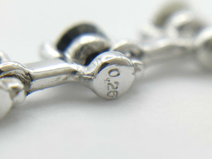 D0.26/026ct K18WG 1.4g Earrings 