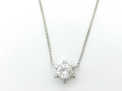D0.38ct PT900/850 2.7g Necklace 