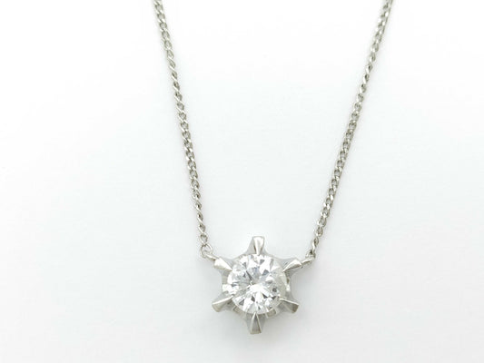 D0.38ct PT900/850 2.7g Necklace 
