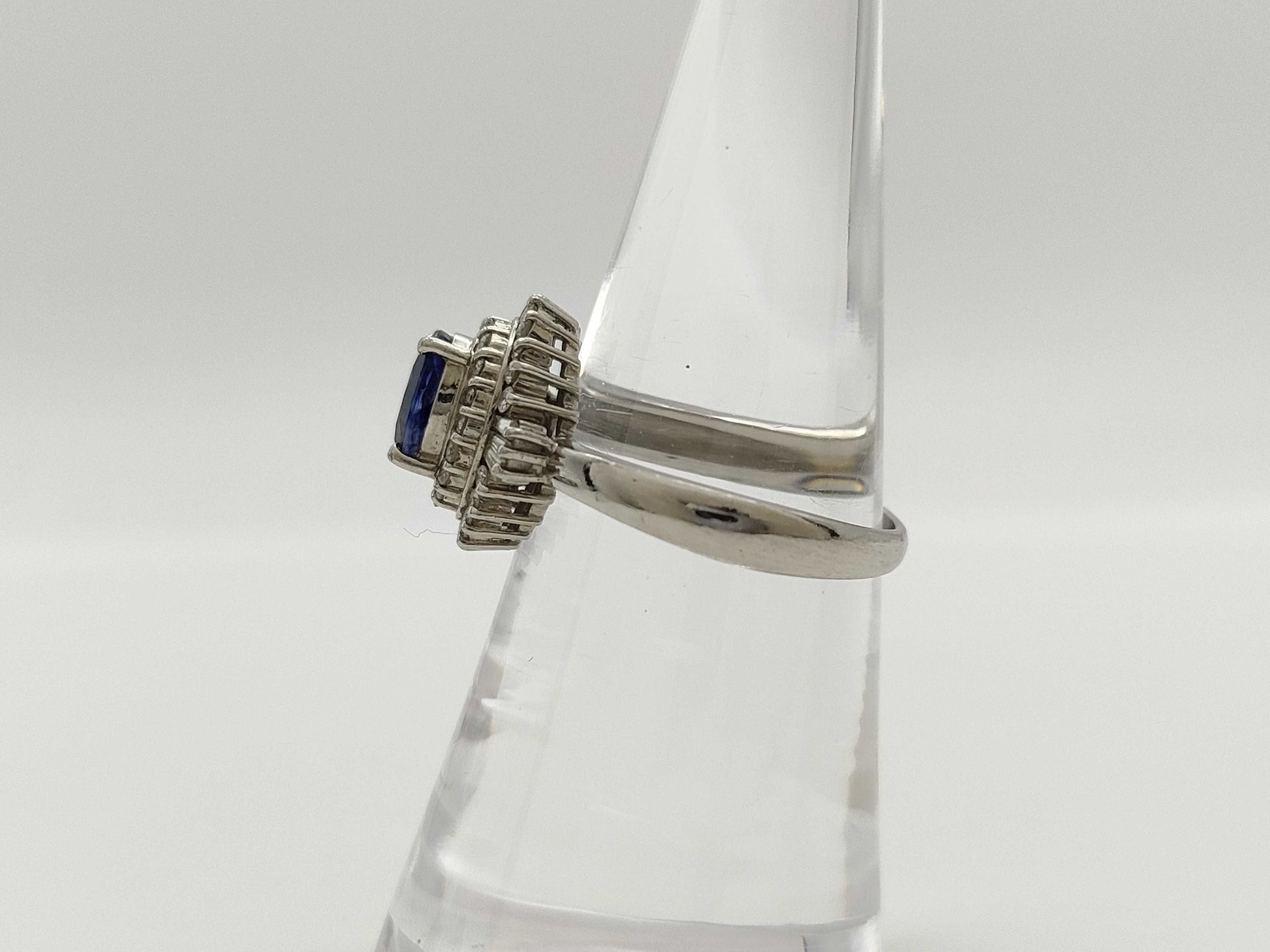 S1.13ct D0.40ct PT900 5.7g Ring 