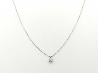 D0.10ct PT900/850 1.1g Necklace 