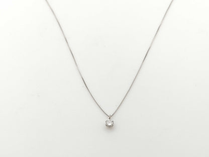 D0.10ct PT900/850 1.1g Necklace 