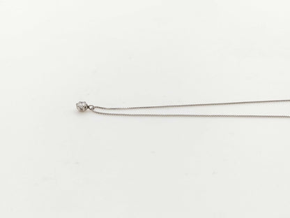 D0.10ct PT900/850 1.1g Necklace 