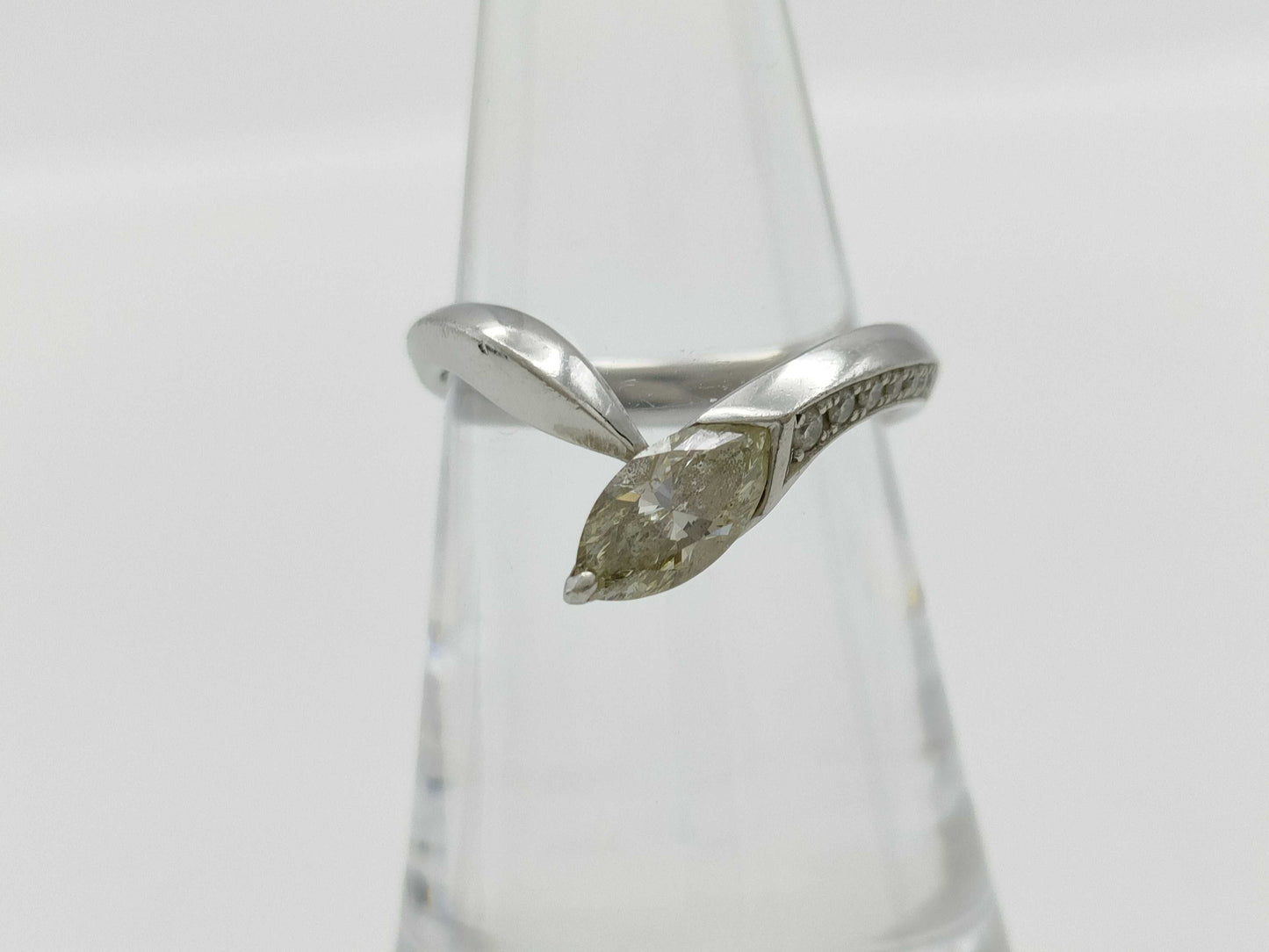 D0.611ct FD0.06ct PT950 5.2g Ring 