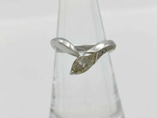 D0.611ct FD0.06ct PT950 5.2g Ring 
