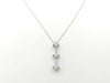 D0.33ct K18WG 3.4g Necklace 
