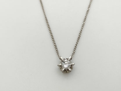 D0.48ct PT900/850 3.9g Necklace 