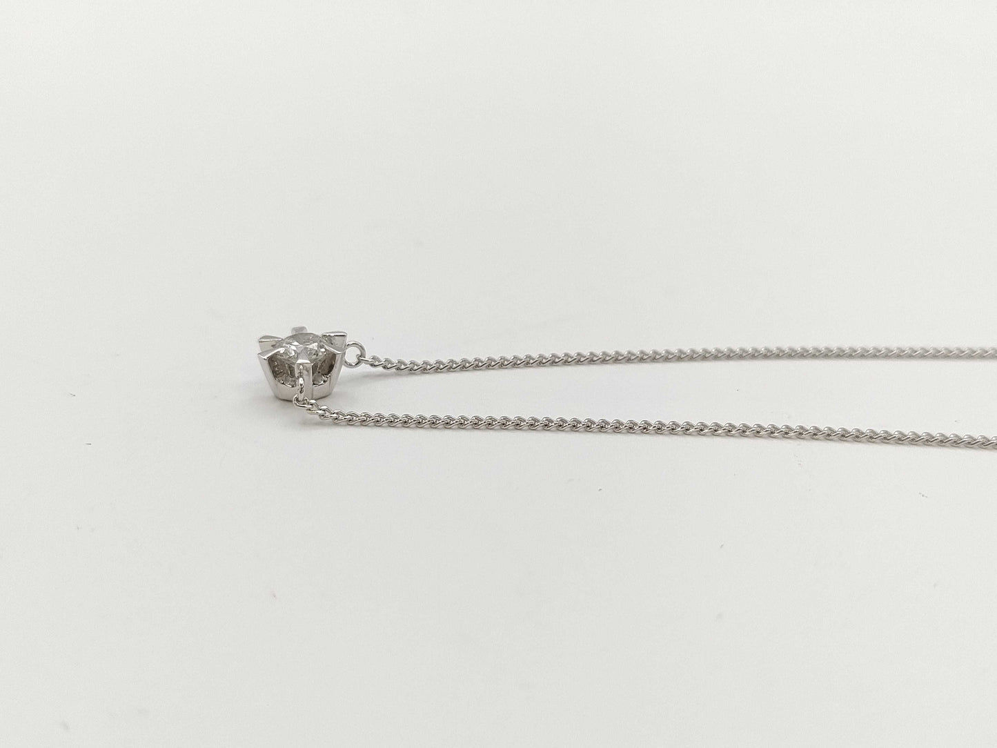 D0.23ct PT900/850 2.8g Necklace 