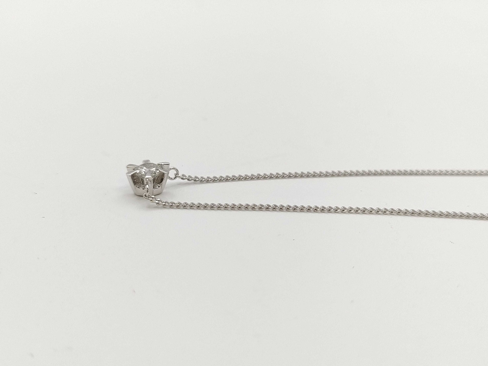 D0.23ct PT900/850 2.8g Necklace 