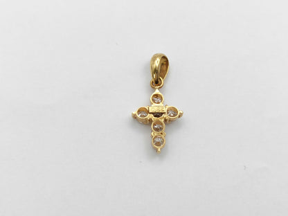 D0.22ct K18 0.6g Pendant Top 