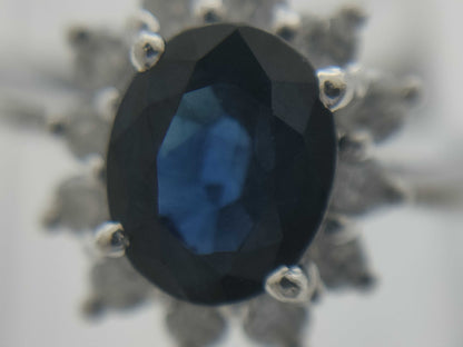 S 0.95ct D 0.21ct PT900 3.6g Ring 