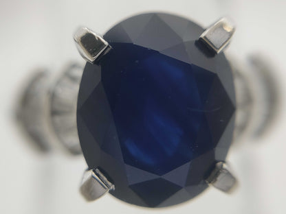 S3.00ct D0.25ct PT900 7.3g Ring 