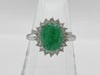 Colored Stone 2.89ct D0.49ct PT900 6.2g Ring 