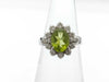 Colored Stone D0.32ct PT900 4.9g Ring 