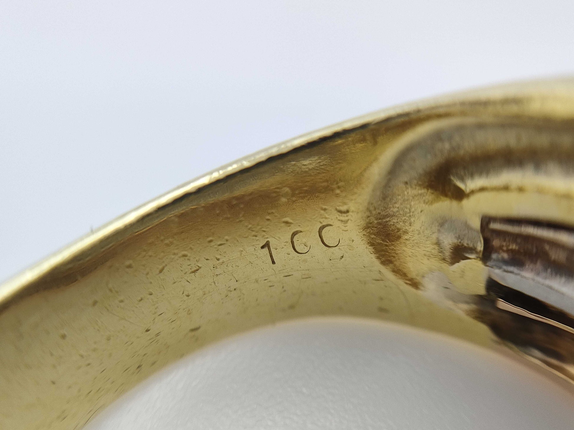 D1.00ct K18/PT900 9.6g Ring 