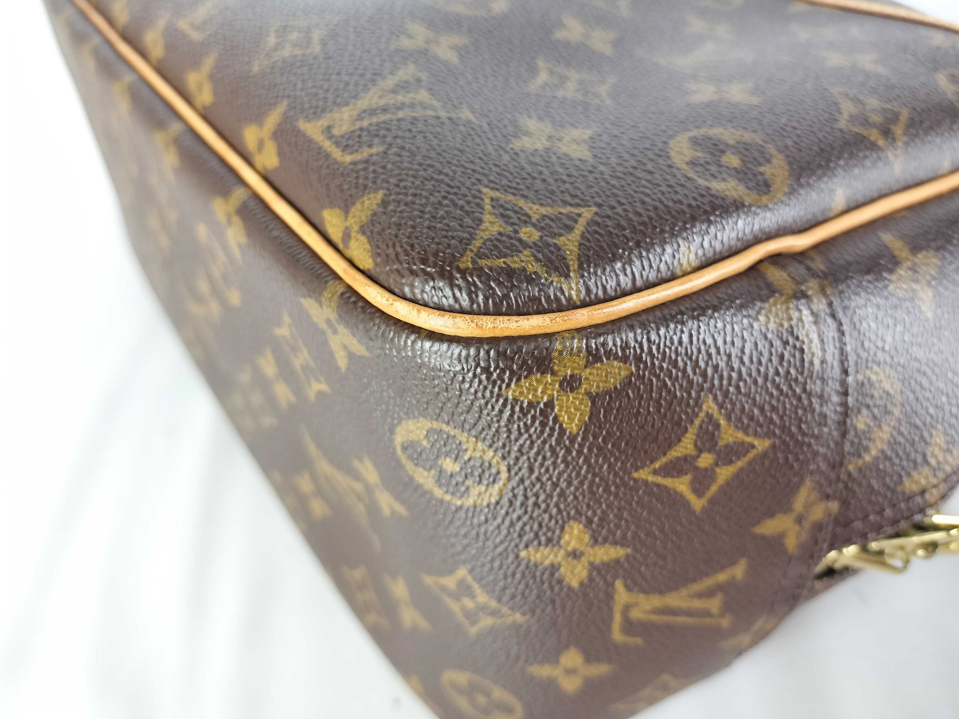 LOUIS VUITTON Monogram Deauville M47270 Handbag