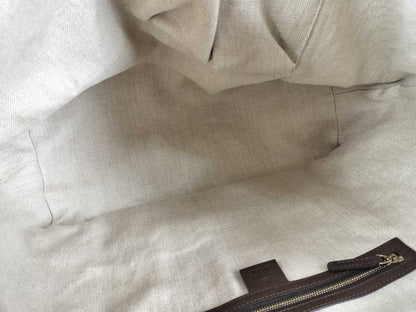 GUCCI GUCCI Craft Canvas Tote Bag with Pouch 247207 002123 Tote Bag