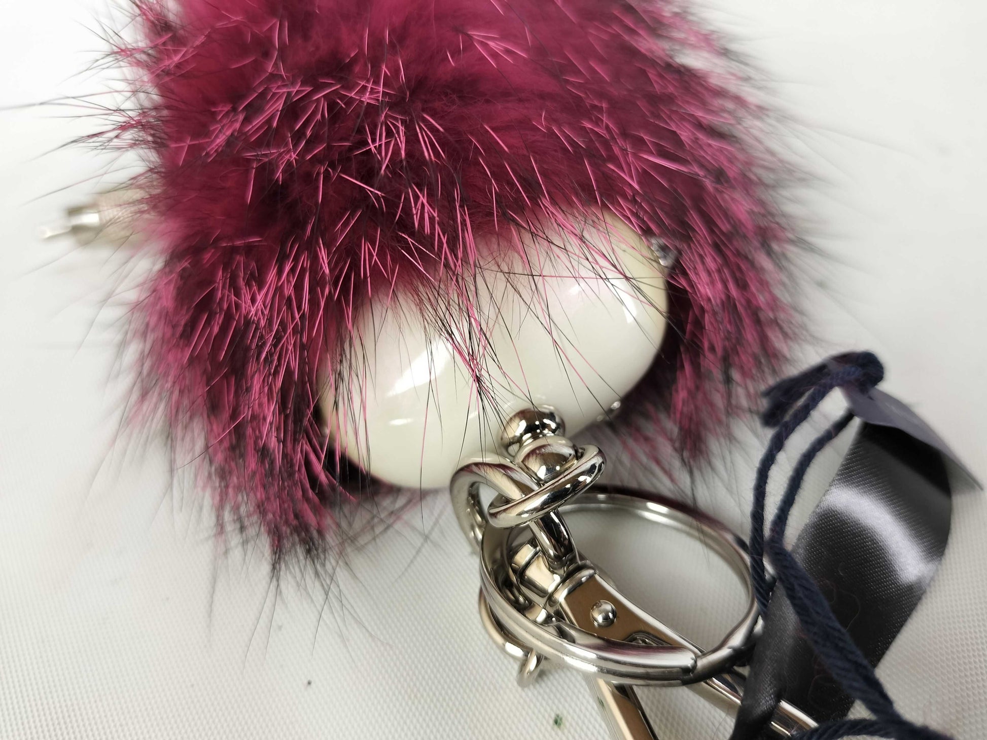 PRADA PRADA Robot Keychain Fur Other Accessories