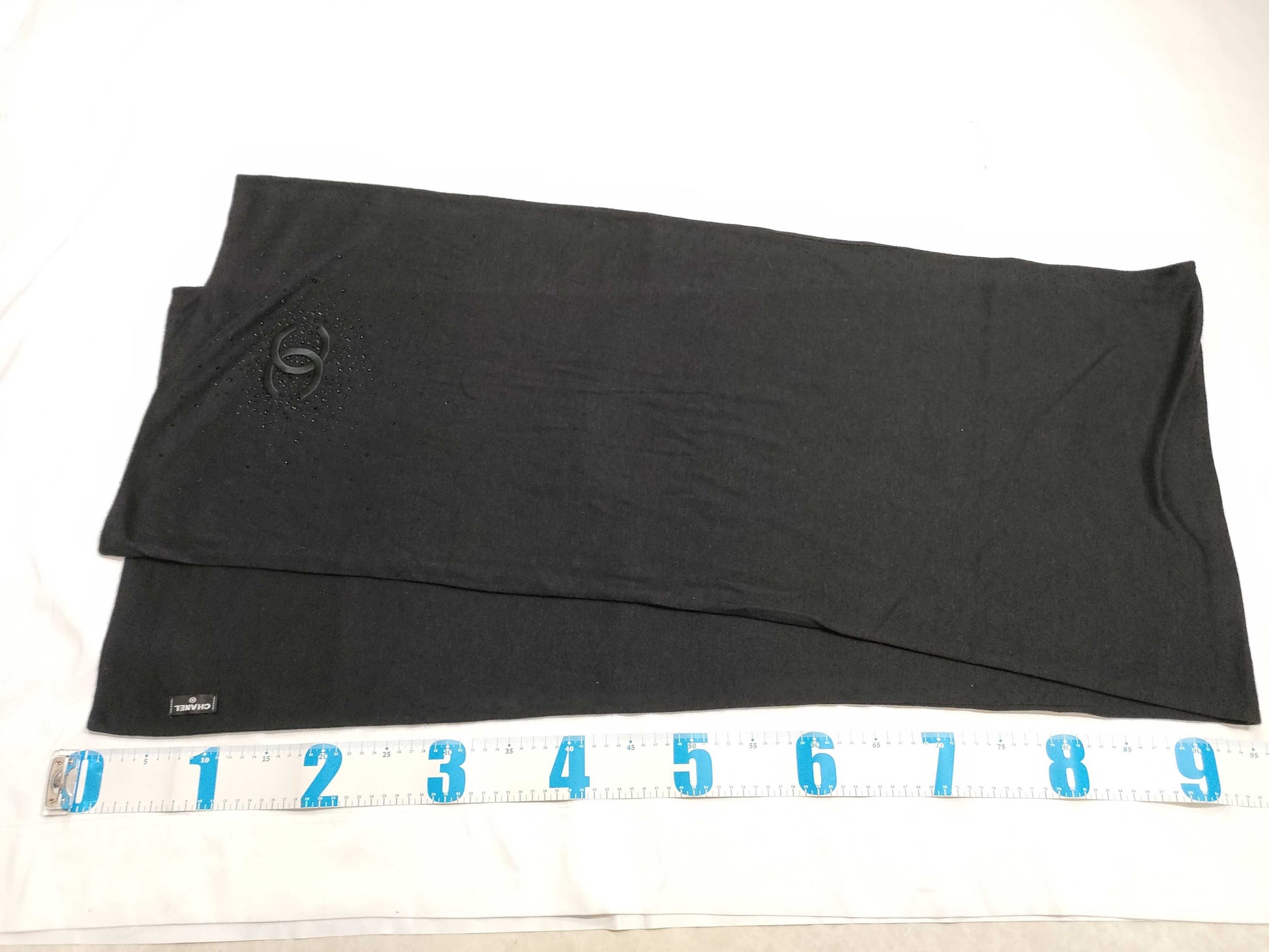 CHANEL Chanel Stole Logo Rhinestone Other Accessories