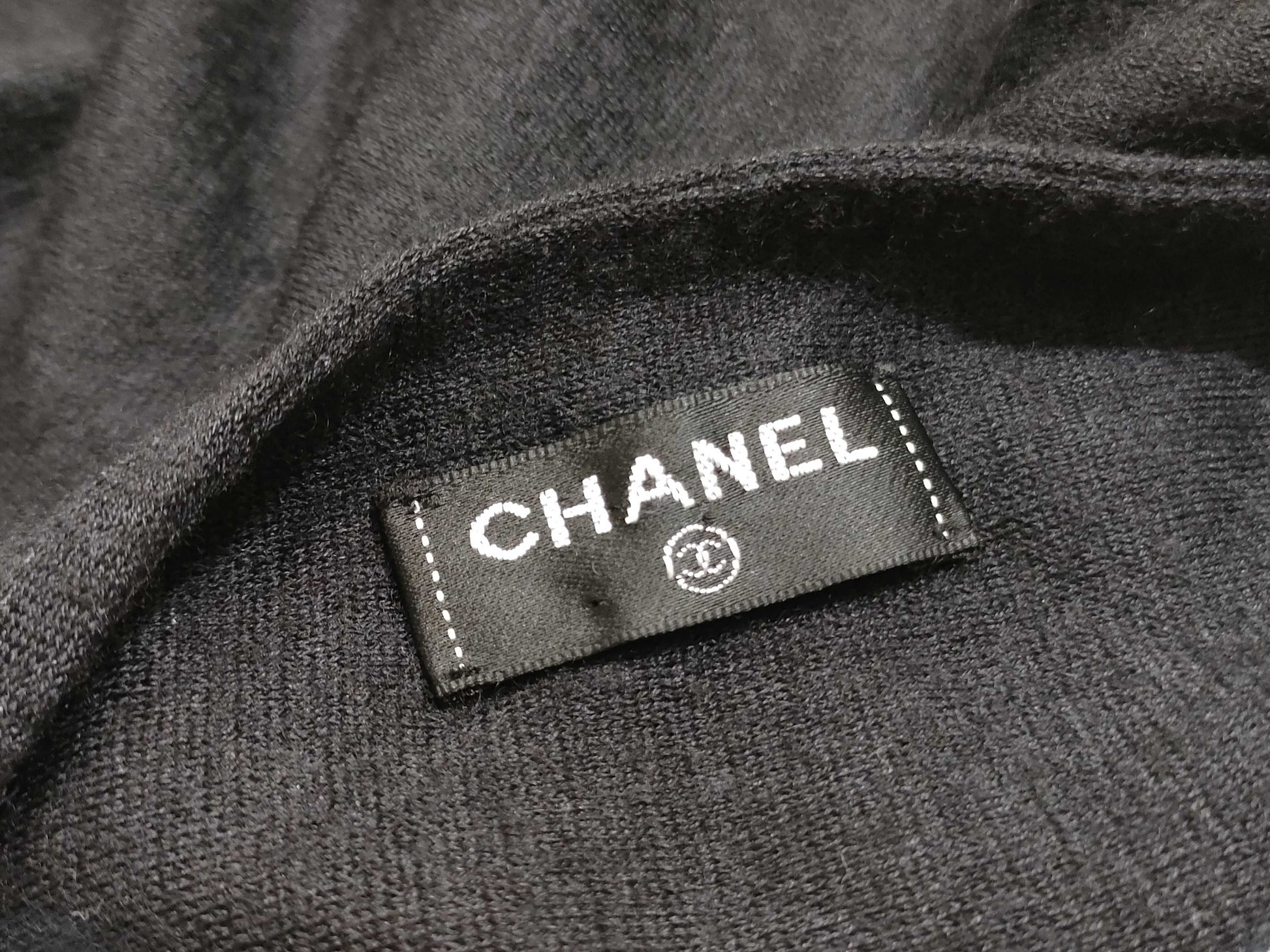 CHANEL Chanel Stole Logo Rhinestone Other Accessories