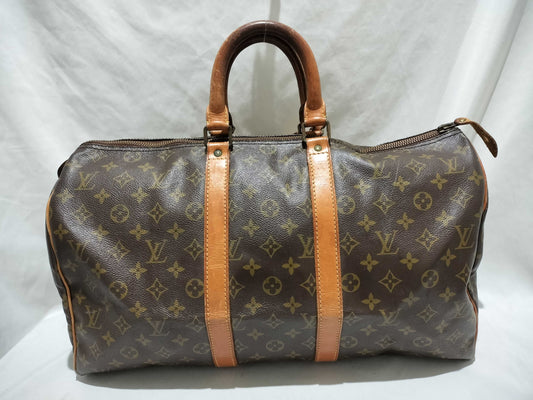 LOUIS VUITTON Monogram Louis Vuitton Monogram Keepall 45 M41428 Boston Bag