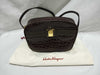 Salvatore Ferragamo Vara Shoulder Bag Crocodile Shoulder Bag