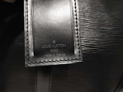 LOUIS VUITTON Epi Louis Vuitton Keepall 50 Black Boston Bag