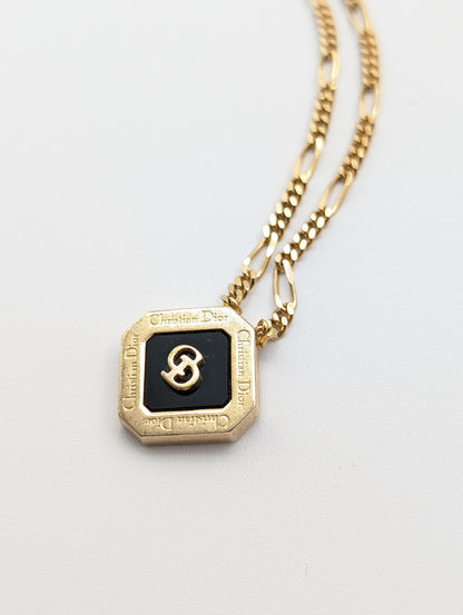 Dior Necklace Logo Gold Necklace