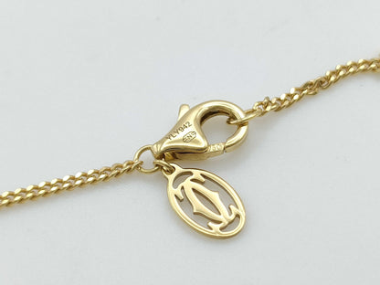 Cartier Trinity Cushion Diamond Necklace in Au750, 10.2g 