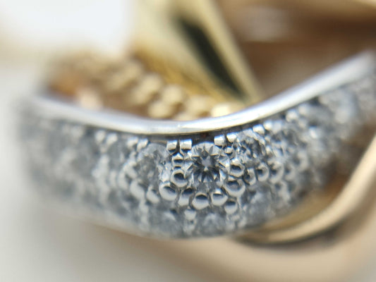 Cartier Trinity Cushion Diamond Necklace in Au750, 10.2g 