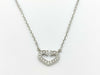 Cartier C Heart Diamond Necklace in WG 750, 5.3g 