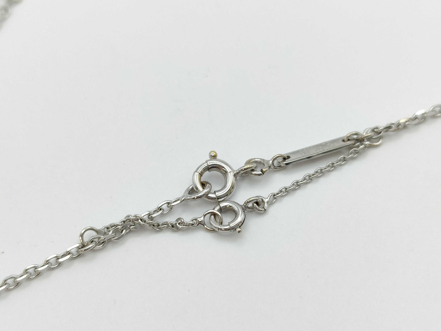 Cartier C Heart Diamond Necklace in WG 750, 5.3g 