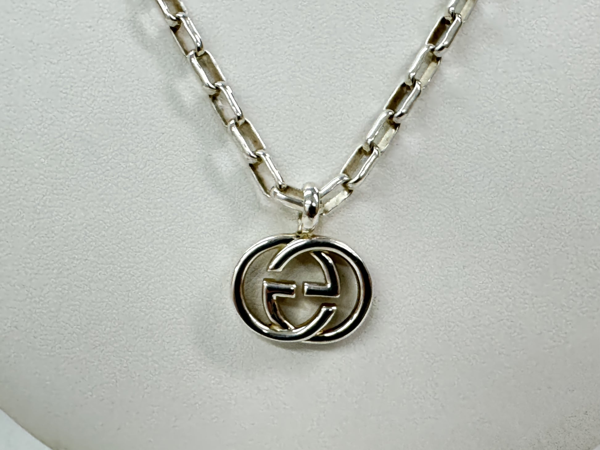 GUCCI Gucci Interlocking G 925 Necklace Necklace