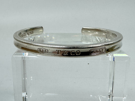 Tiffany & Co. 1837 Ag925 Bangle, 18g, Fits approximately 14.5cm wrist.