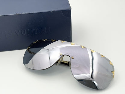 LOUIS VUITTON Z2367W Monogram Flower 136□00-130 Mirror Lens Sunglasses RG0128 with Case