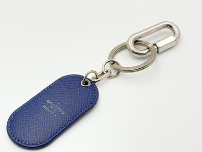 LOUIS VUITTON M67779 Porte-Clés Military Tab Charm Key Ring Blue CX0159 Key Case/Key Holder