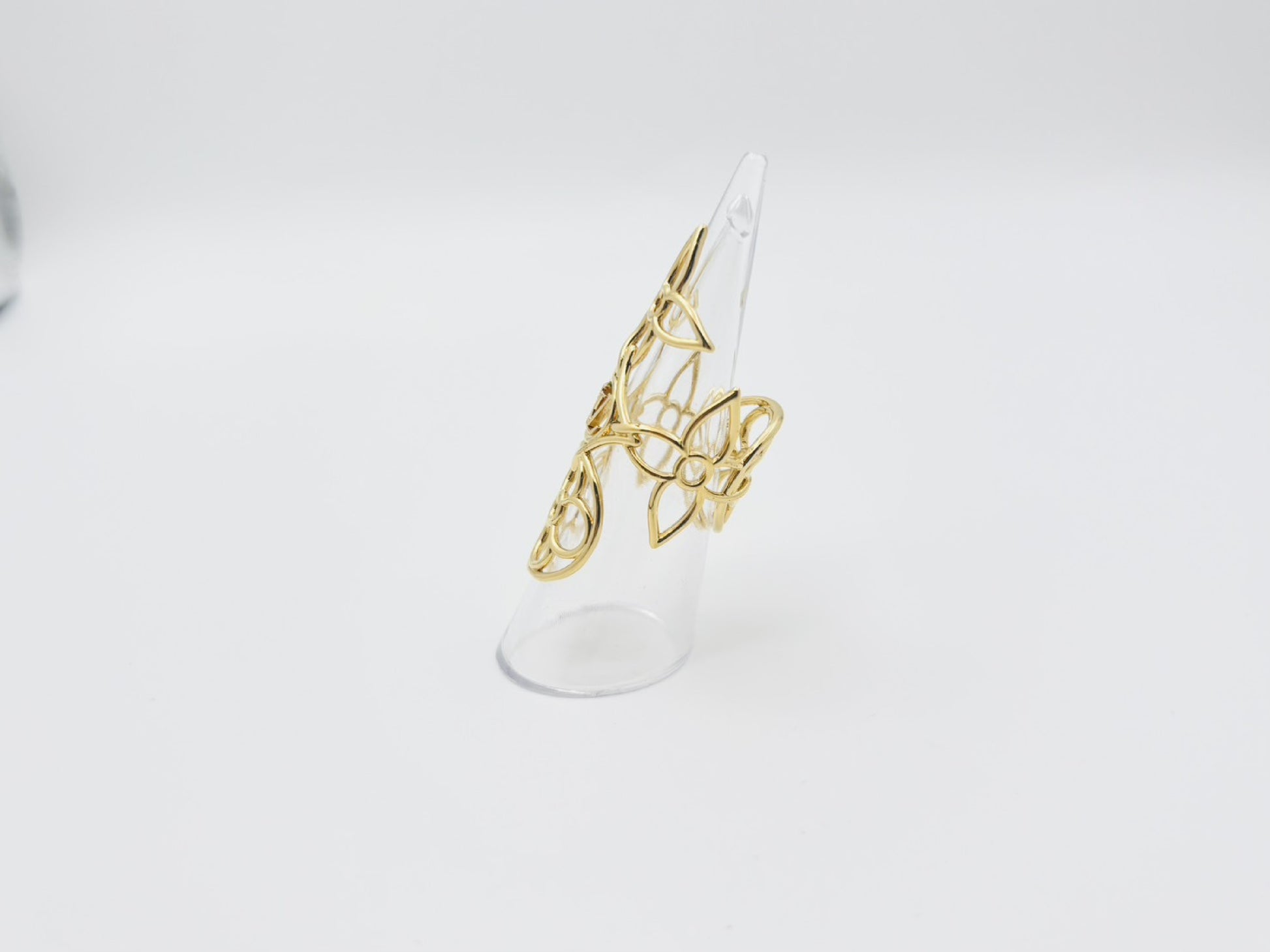 LOUIS VUITTON M0914S Ring LV Twiggy Ring #S OB4212 Gold Ring