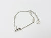 LOUIS VUITTON Essential V Bracelet, Silver, M63198, LE0179