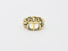 Dior MONTAIGNE30 Montaigne CD Logo Ring #S Aged Gold Ring