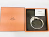 HERMES Gallop Bracelet, Gallop Bangle SH, Silver, Purchased in March 2024, Approx. 67g, Bracelet/Bangle
