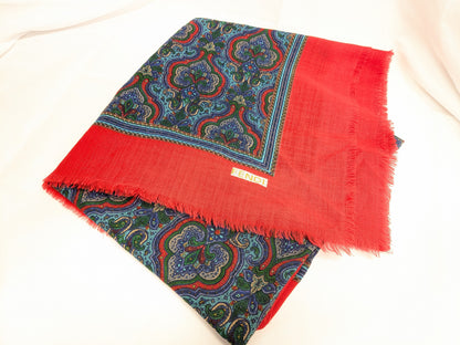 FENDI Large Stole, Paisley Pattern, Approx. 130 x 130cm, Other Apparel