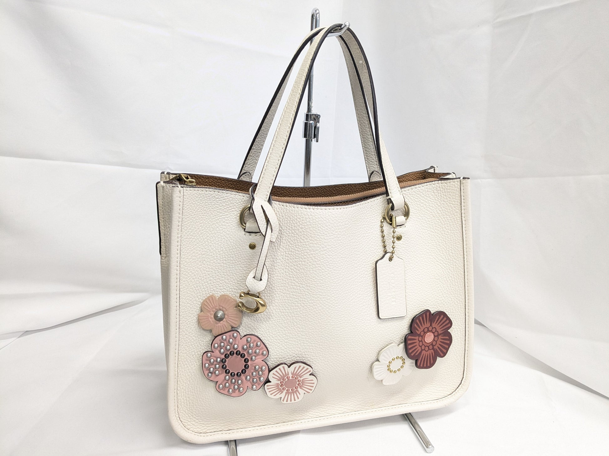 COACH 2-Way Leather Shoulder Bag/Handbag