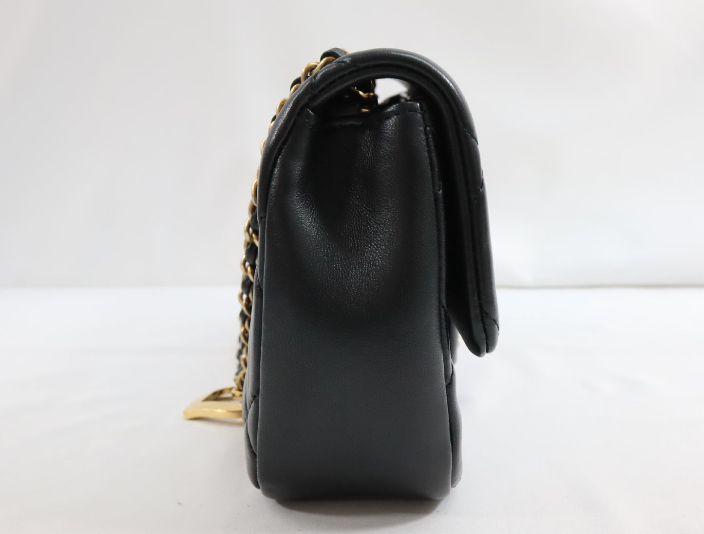 CHANEL Matelasse Chain Shoulder Bag Mini Matelasse Coco Mark AS3456 CHANEL Heart Black Shoulder Bag